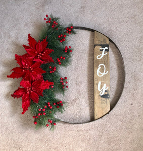 The Bourbon Barrel Ring Wreath