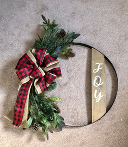 The Bourbon Barrel Ring Wreath