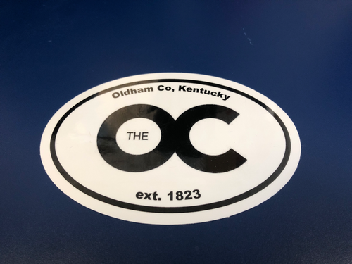 The Oldham County, Ky Car Decal