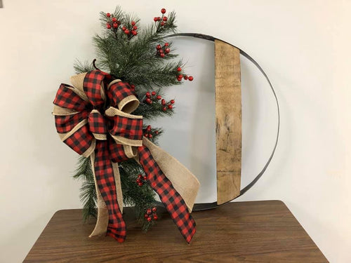 The Bourbon Barrel Ring Wreath