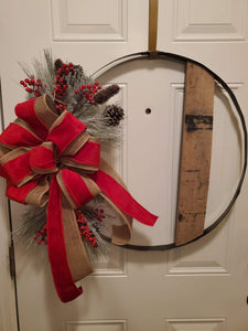 The Bourbon Barrel Ring Wreath