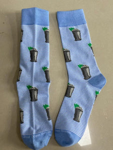 Mint Julep Kentucky Horse Racing Socks