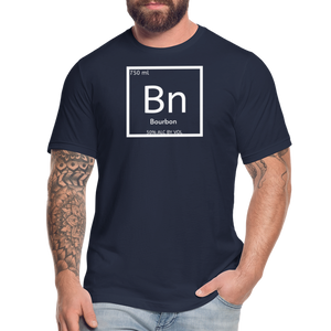 "Bourbon Element" Jersey T-Shirt by Bella + Canvas - navy