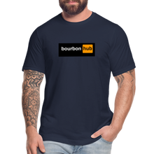 Load image into Gallery viewer, &quot;Bourbon Hub&quot; Jersey T-Shirt by Bella + Canvas - navy