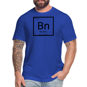 "Bourbon Element" Jersey Tee by Bella + Canvas - royal blue